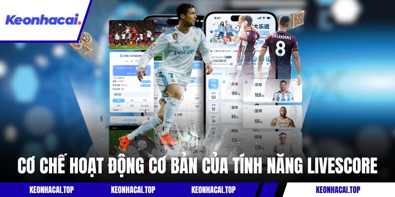 Cơ chế hoạt động cơ bản của tính năng livescore